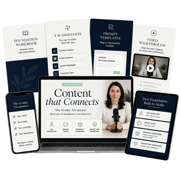 Content that Connects Mockup